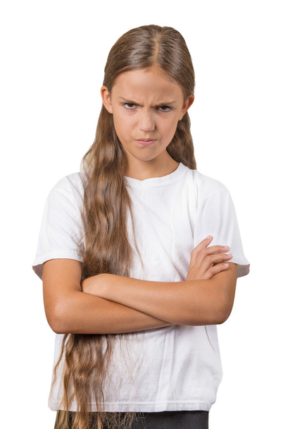 angry pissed off teenager girl - Φωτογραφία, εικόνα