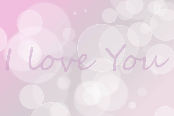 i love you text on ornament decoration background - Foto, Imagen