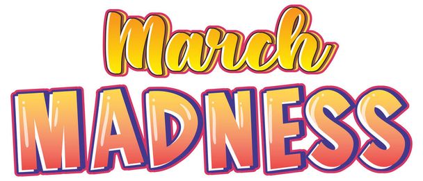 Word design for hello March illustration - Vector, Image