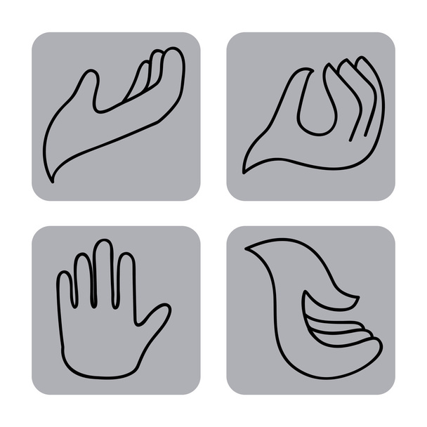 hand care design  - Vector, Image