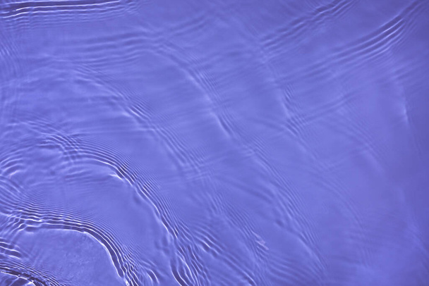 transparent purple colored clear calm water surface texture - Photo, Image