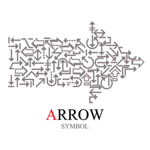 Arrow Icon Symbol Set - Vector, Image