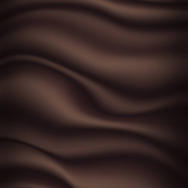 Abstract chocolate background. Illustration chocolate backdrop wavy. Vector illustration - Vector, Image