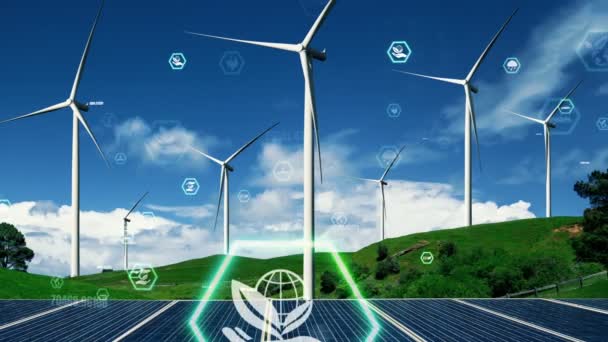 Экологические технологии и приближение к глобальной устойчивой ESG - Кадры, видео