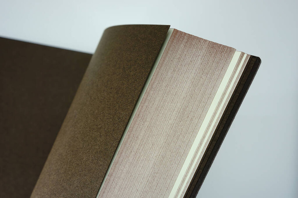close up of a book on a white background - Foto, afbeelding