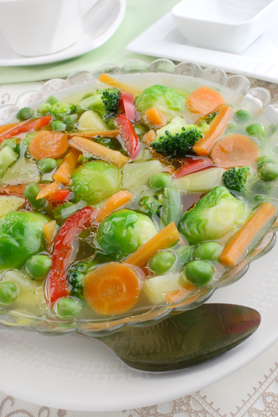 Diet vegetable soup - Valokuva, kuva