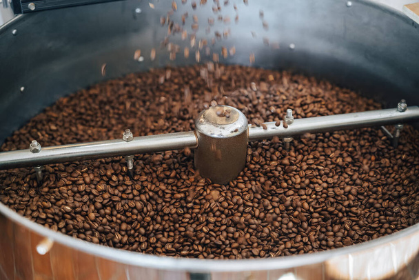 close up of coffee beans - Fotoğraf, Görsel
