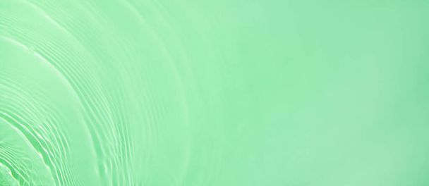 banner háttér átlátszó zöld tiszta víz felület textúra  - Fotó, kép