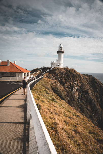 lighthouse on the coast of the atlantic ocean - Foto, immagini