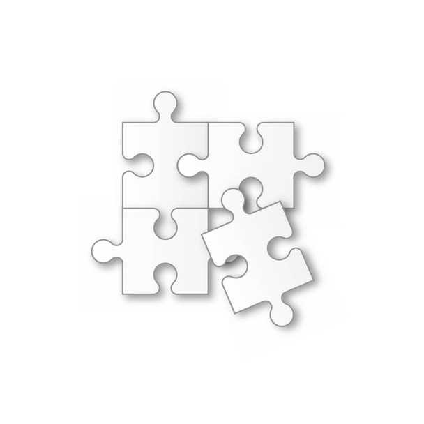 Jigsaw puzzle Free Stock Vectors