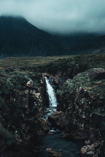beautiful waterfall in the mountains - Foto, Imagen