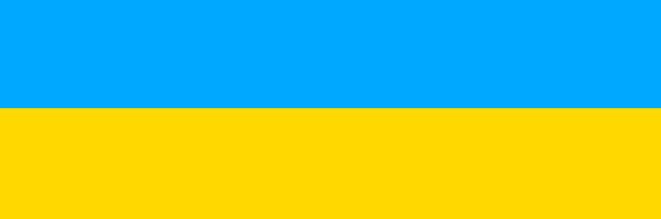 Oekraïense vlag. Nationale Oekraïense vlag behang. Vectorillustratie. - Vector, afbeelding