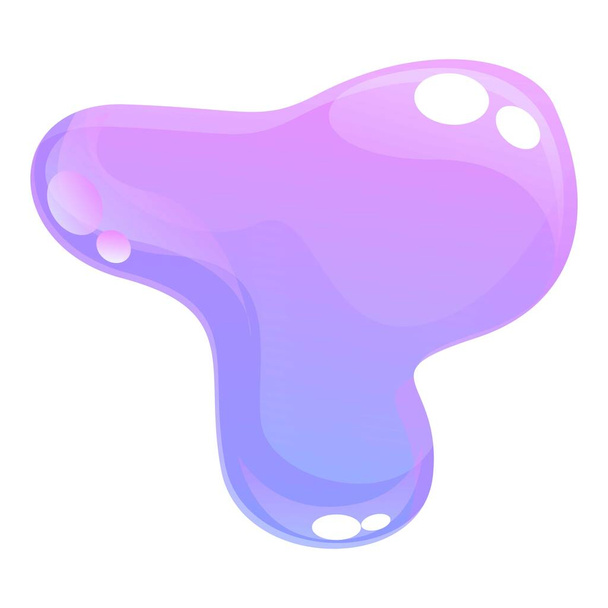 Sticky slime icon cartoon vector. Splash drip - Вектор, зображення