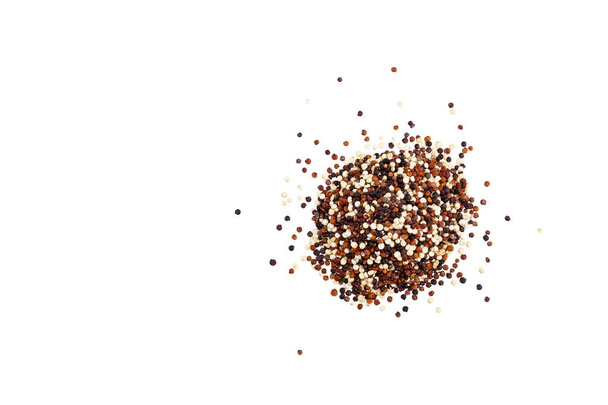 Mélange de quinoa rouge, blanc et noir - Chenopodium quinoa - Photo, image