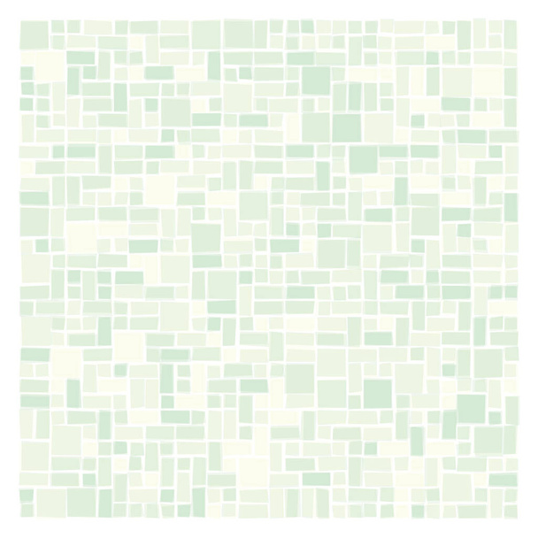 Abstracto patrón geométrico generativo ilustración de arte computacional, imitación de azulejos piezas de color - Vector, imagen