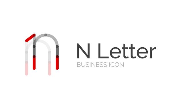 Design minimale del carattere o del logo della lettera
 - Vettoriali, immagini