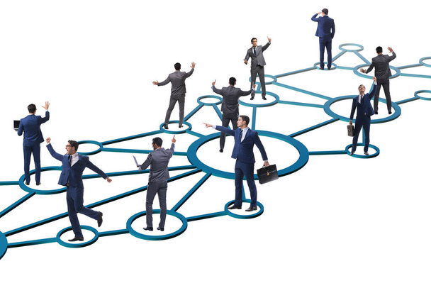 Concepto de networking en el negocio - Foto, imagen