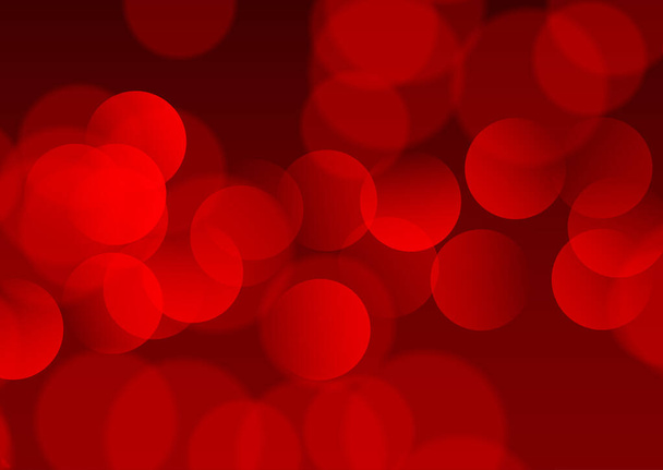 Abstract background with a red bokeh lights design - Vektor, Bild