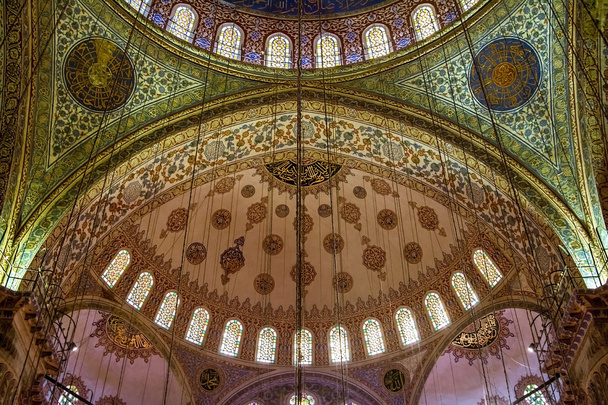 Architektonický detail mešity, Istanbul - Fotografie, Obrázek
