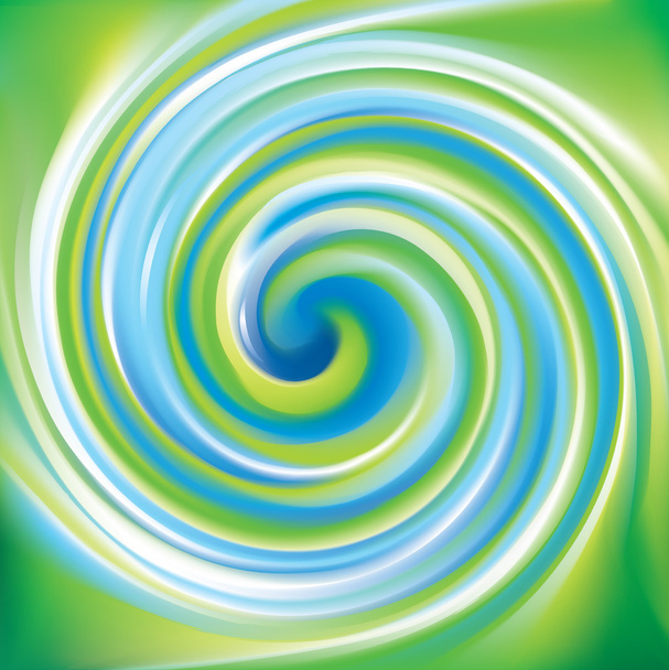 Surface tourbillonnante vectorielle vert et turquoise
 - Vecteur, image