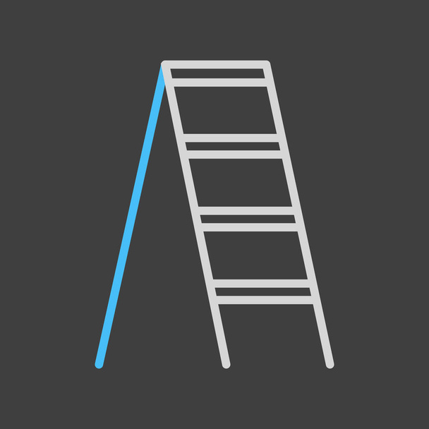 Садовая лестница, векторная лестница. Графический символ для сельского хозяйства, сада и растений дизайн веб-сайта и приложений, логотип, приложение, пользовательский интерфейс - Вектор,изображение
