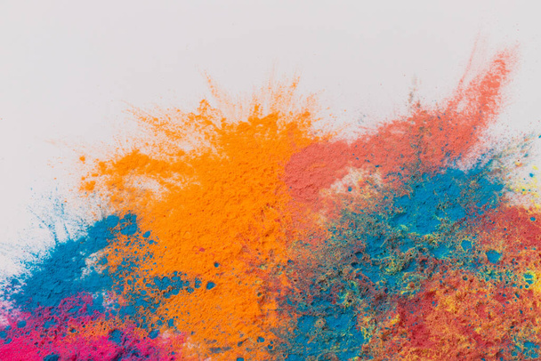 Celebrate festival Holi. Abstract Colorful powder background. Holi paint. - Фото, зображення