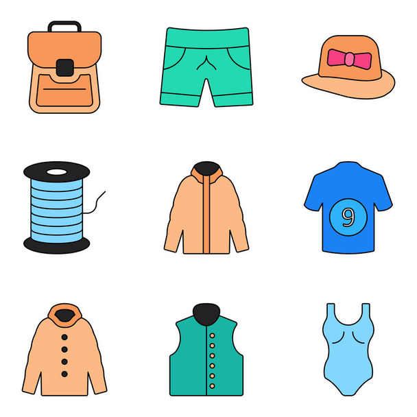 An exclusive designed to use as the identity of clothing or fashion brands. These icons are available for download and one more thing, it can be edited according to your need. So, what are you waiting for? Grab this vector - Vector, Image
