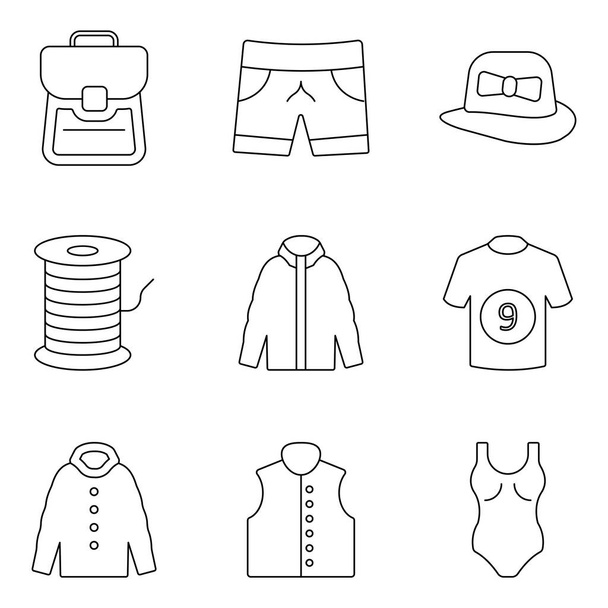 Une exclusivité conçue pour être utilisée comme identité de marques de vêtements ou de mode. Ces icônes sont disponibles au téléchargement et une chose de plus, il peut être édité selon vos besoins. Qu'est-ce que tu attends ? Attrape ce vecteur - Vecteur, image