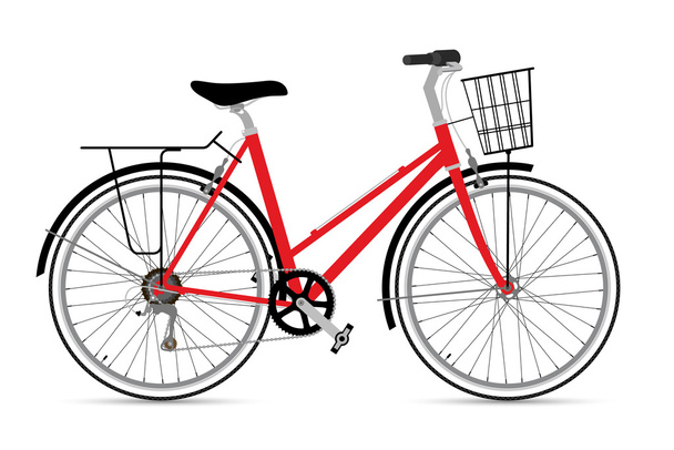 Велосипед с фиксированной передачей
 - Вектор,изображение