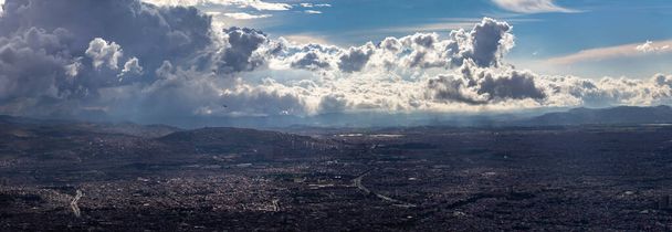 Panorama de la ciudad de Bogota - Fotoğraf, Görsel