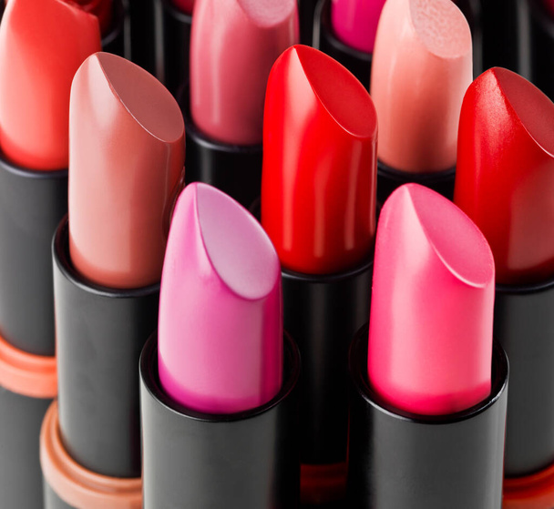 Add a dash of color. Studio shot of colorful lipstick. - Foto, Imagem