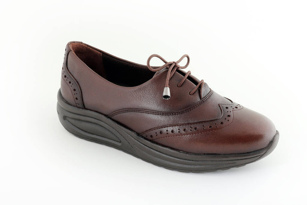 Chaussures en cuir et confortables pour femmes. - Photo, image