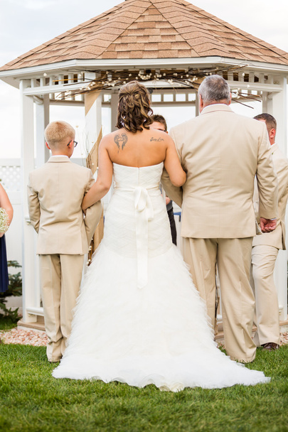Outdoor wedding ceremony - Photo, Image