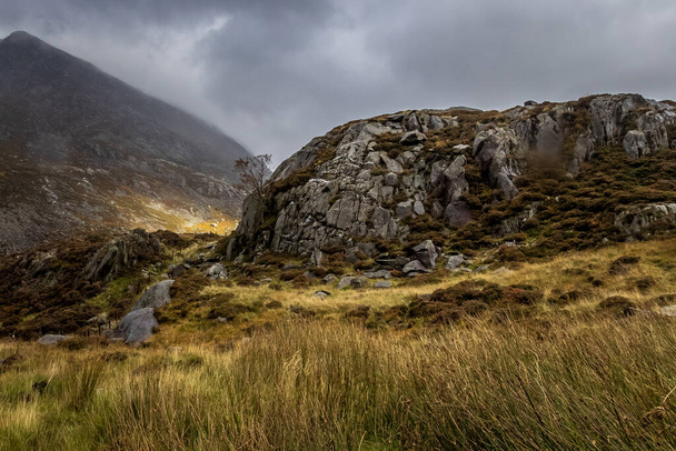 Stunning landscape Snowdonia National Park, North Wales. - Foto, Imagem