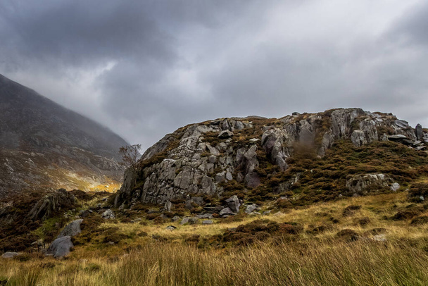 Stunning landscape Snowdonia National Park, North Wales. - Fotografie, Obrázek