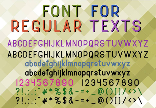 Abstrakt Fashion font abeceda. Typografické písmo velká malá a velká písmena. vektorová ilustrace - Vektor, obrázek