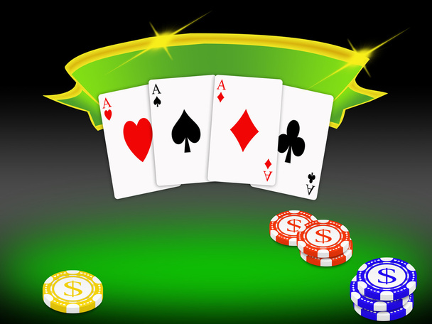 Póker háttér - Fotó, kép