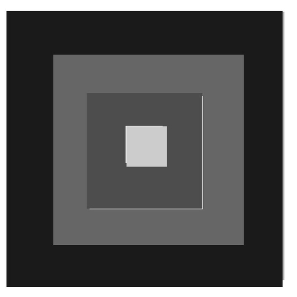 Overlapping random squares abstract grayscale geometric vector illustration - Vektori, kuva