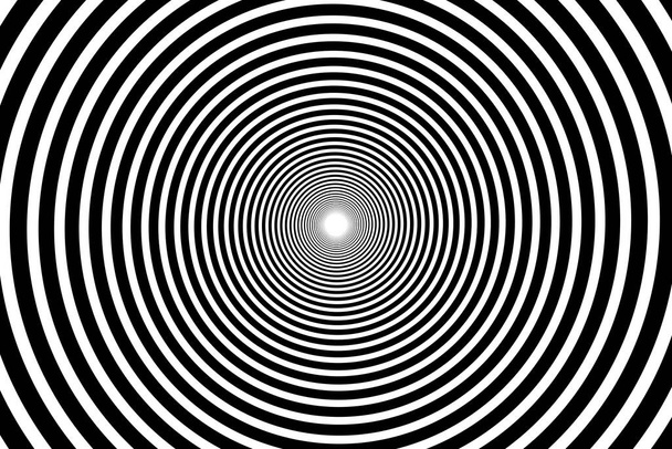 Полный фрейм гипнотического спирального фона. - Фото, изображение