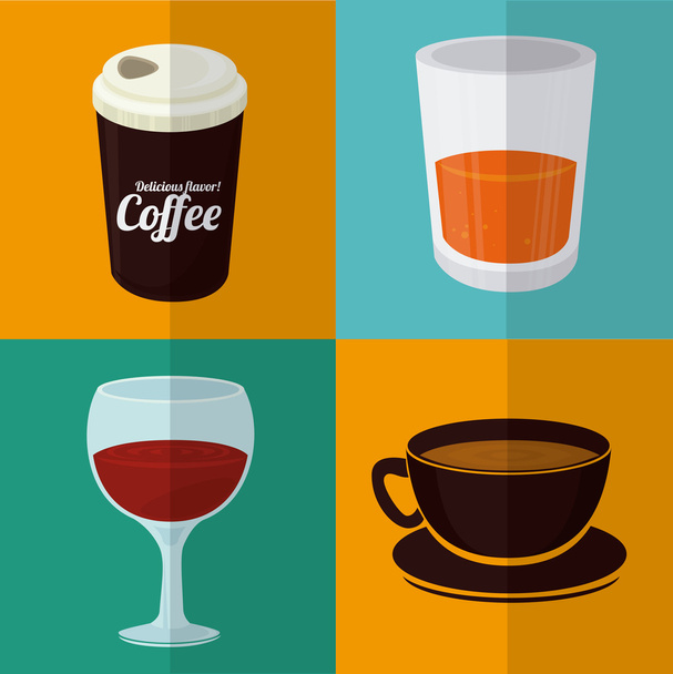 Drinks design  - Vector, Image