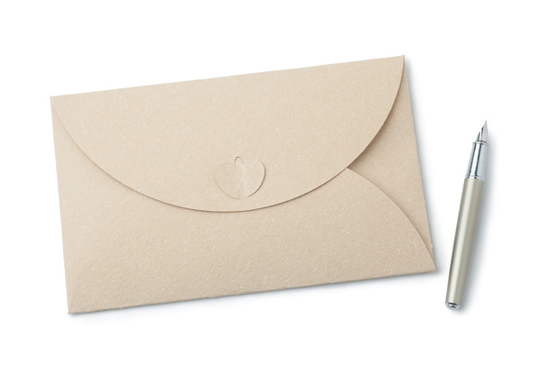 Envelope and fountain pen - Photo, Image