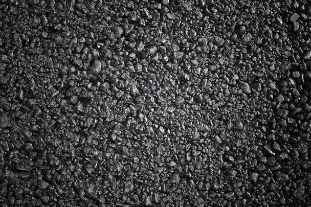 close-up horizontal view of new asphalt road - Foto, Imagen