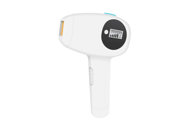 Home IPL device for Laser Hair Removal at home. Beauty and body care mobile equipment for people who want to do IPL by themselves. - Vettoriali, immagini