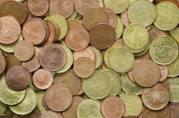 Fundo de moedas
 - Foto, Imagem