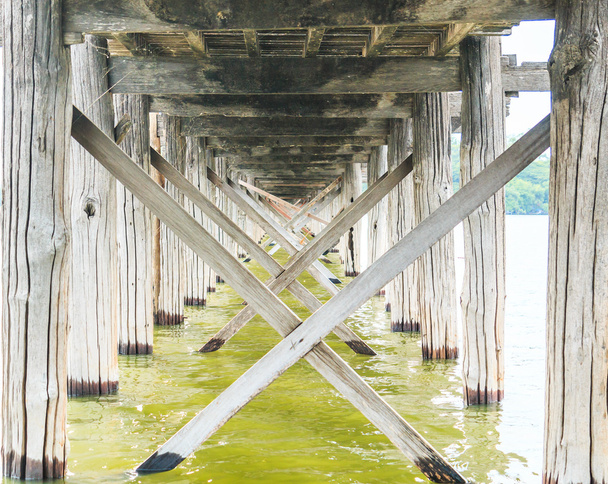 U bein bridge, Taungthaman lake - Foto, afbeelding