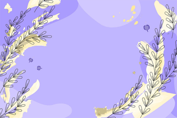 Banner with violet background - Vector, afbeelding