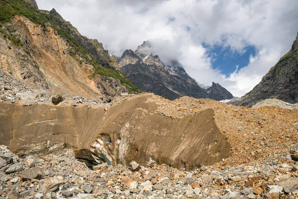 Chalaadi Glacier in Svaneti region, Georgia - Photo, Image