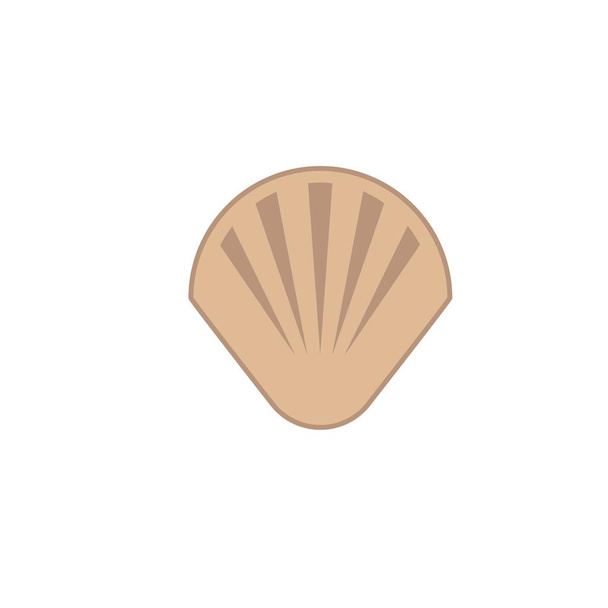 sea shell vector icon illustration concept design web - Vector, Image