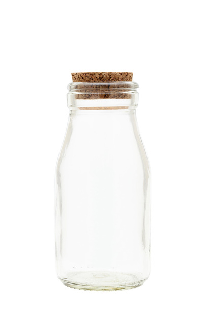 Empty milk bottle - Фото, изображение