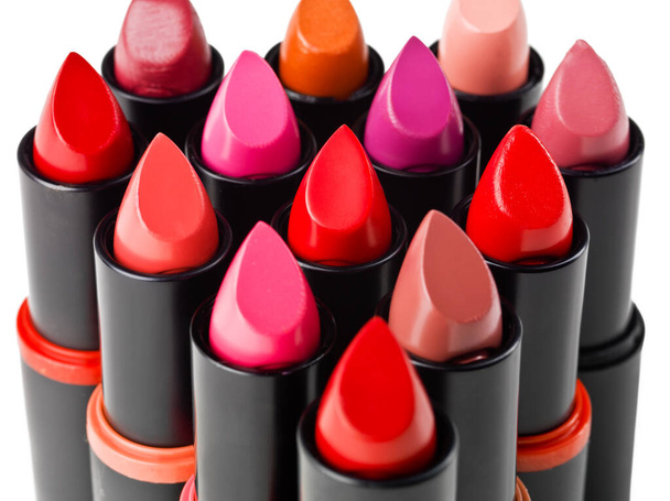 Color your lips beautiful. Studio shot of colorful lipstick. - Photo, image